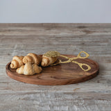 Oval Acacia Wood Tray