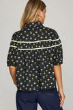 Puff Sleeve Floral Top