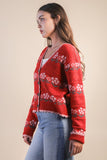 Floral Cardigan Sweater