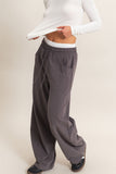 Washed Barrel Leg Sweatpants