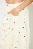 Cherry Print Pants