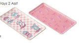Metal Cowgirl Rectangle Trays