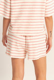 Striped Drawstring Waist Shorts