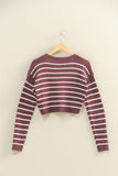 Cropped Button Front Cardigan