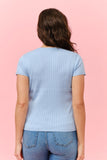Crew Neck Ribbed Sweater