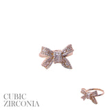 Pave Bow Ring
