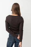 Long Sleeve Scoop Neck Tee