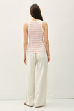 Striped Ribbed Sweater Tank