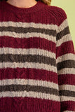 Striped Raglan Sweater