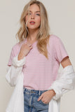 Short Sleeve Striped Tee