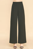 Twill Wide Leg Trousers