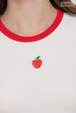 Embroidered Ringer Tee