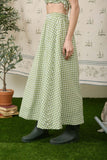 Gingham Midi Skirt