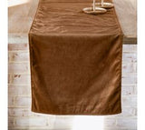 Nutmeg Velvet Table Runner 72