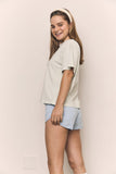 Loose Fit Cotton Jersey Tee