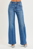 High Rise Seamed Jeans
