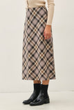 Campbell Plaid A-Line Skirt