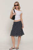 Mermaid Polka Dot Chiffon Skirt