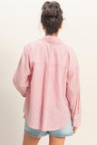 Striped Button-up Shirt