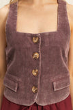Washed Corduroy Vest