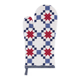 Americana Quilted Printed Oven Mitt