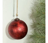 Red Foil Christmas Ball Orn.