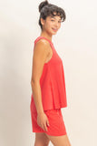 Sleeveless Round Neck Top
