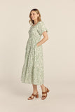 Floral Smocked Midi Dress
