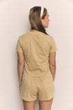 Mineral Washed Cotton Jersey Tee