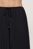 Pleated Long Chiffon Skirt