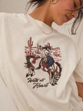 Wild At Heart Embroidered T-Shirt