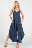 Woven Cami Strap Jumpsuit