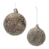 Iced Ball Ornament