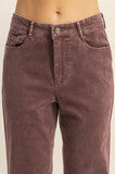 Mineral Washed Casual Flare Pants
