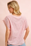 Floral Eyelet Top