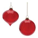 Red Glass Ornament