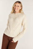 Mixed Knit Cardigan