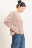 Striped Boat Neck Top