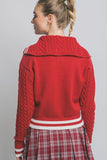 Sailor Collar Long Sleeve Sweater