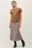 Campbell Plaid A-Line Skirt