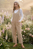 Washed Twill Jumpsuit