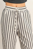 Striped Wide Leg Pants