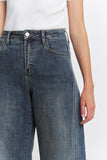 Super High Rise Wide Leg Ankle Jeans