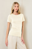 Round Neck Knit Tee