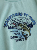 Embroidered Bass Fish T-shirt