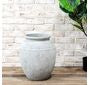 Light Charcoal Clay Pot