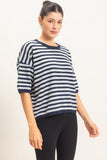 Striped Crew Neck Sweater