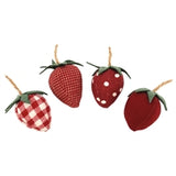 S/4 Plush Strawberries