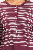 Striped Henley Sweater