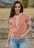 Henley Knit Sweater